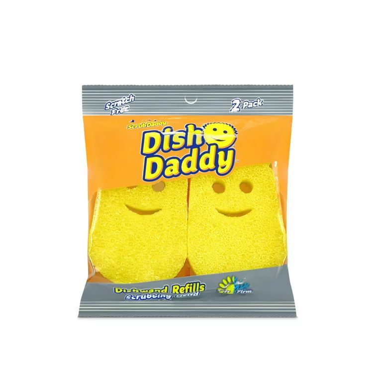 Scrub Daddy Dish Daddy Dishwand Refill,  2 Count Sponge Refill | Walmart (US)