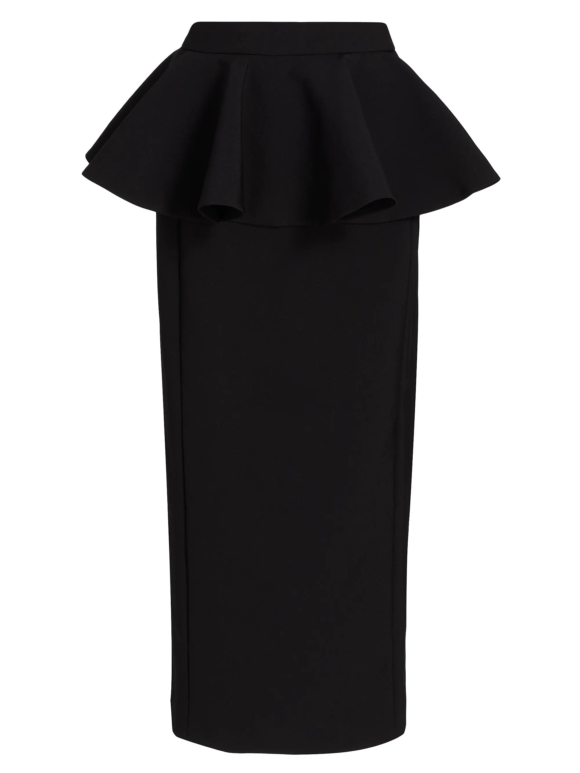 Eden Peplum-Waist Midi-Skirt | Saks Fifth Avenue
