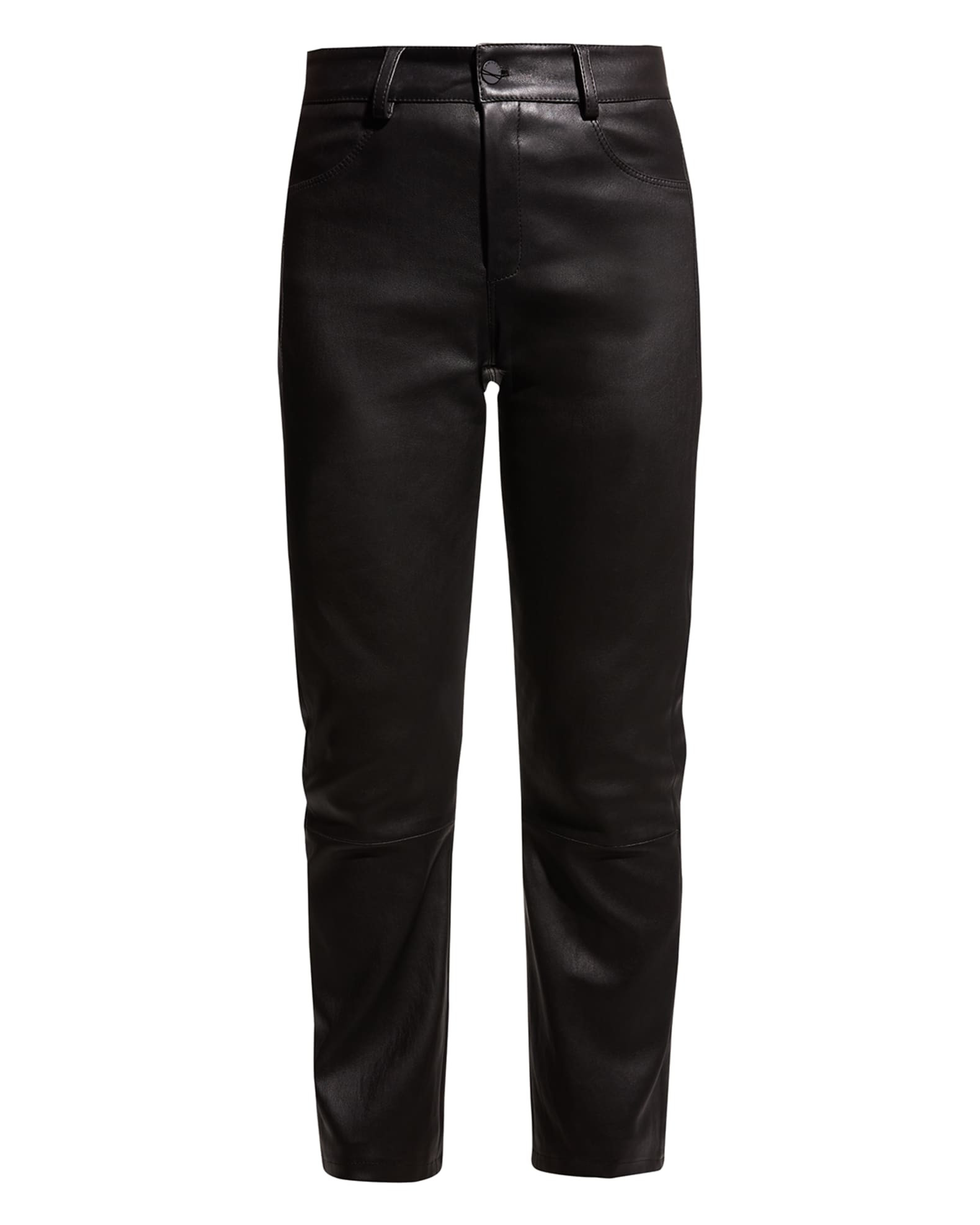 LaMarque Faris Flared Leather Pants | Neiman Marcus