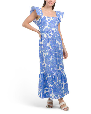 Monotone Gardenia Ruffle Tiered Maxi Dress | Casual Dresses  | Marshalls | Marshalls