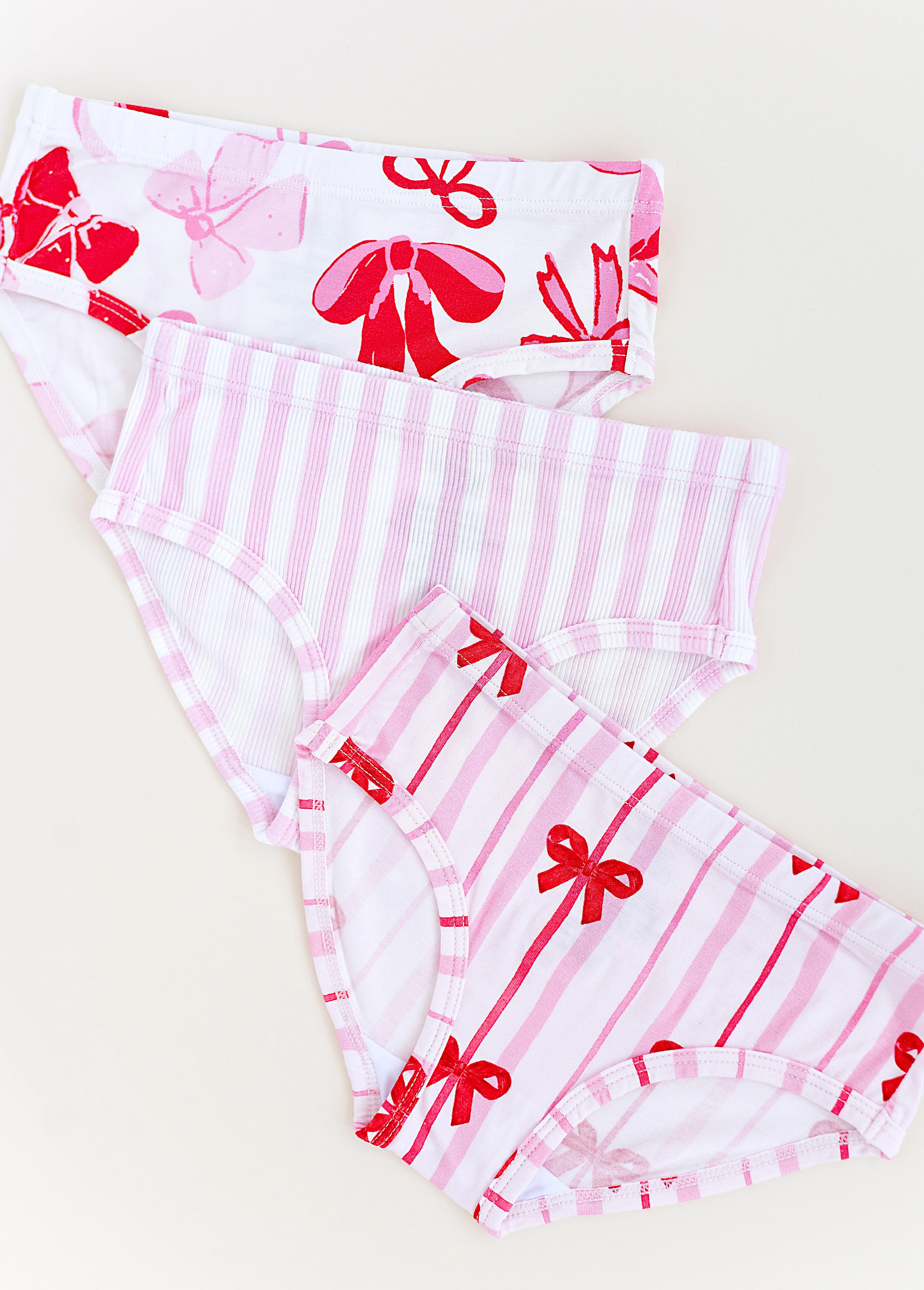 Blushing Bows Underwear Set | Birdie Bean