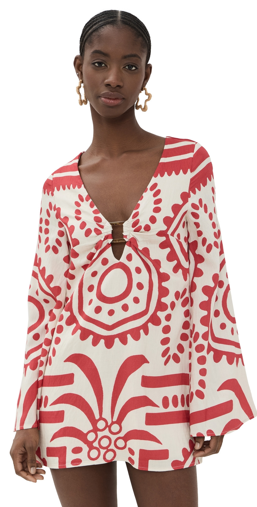 Seven Wonders Calli Mini Dress Red Multi L | Shopbop