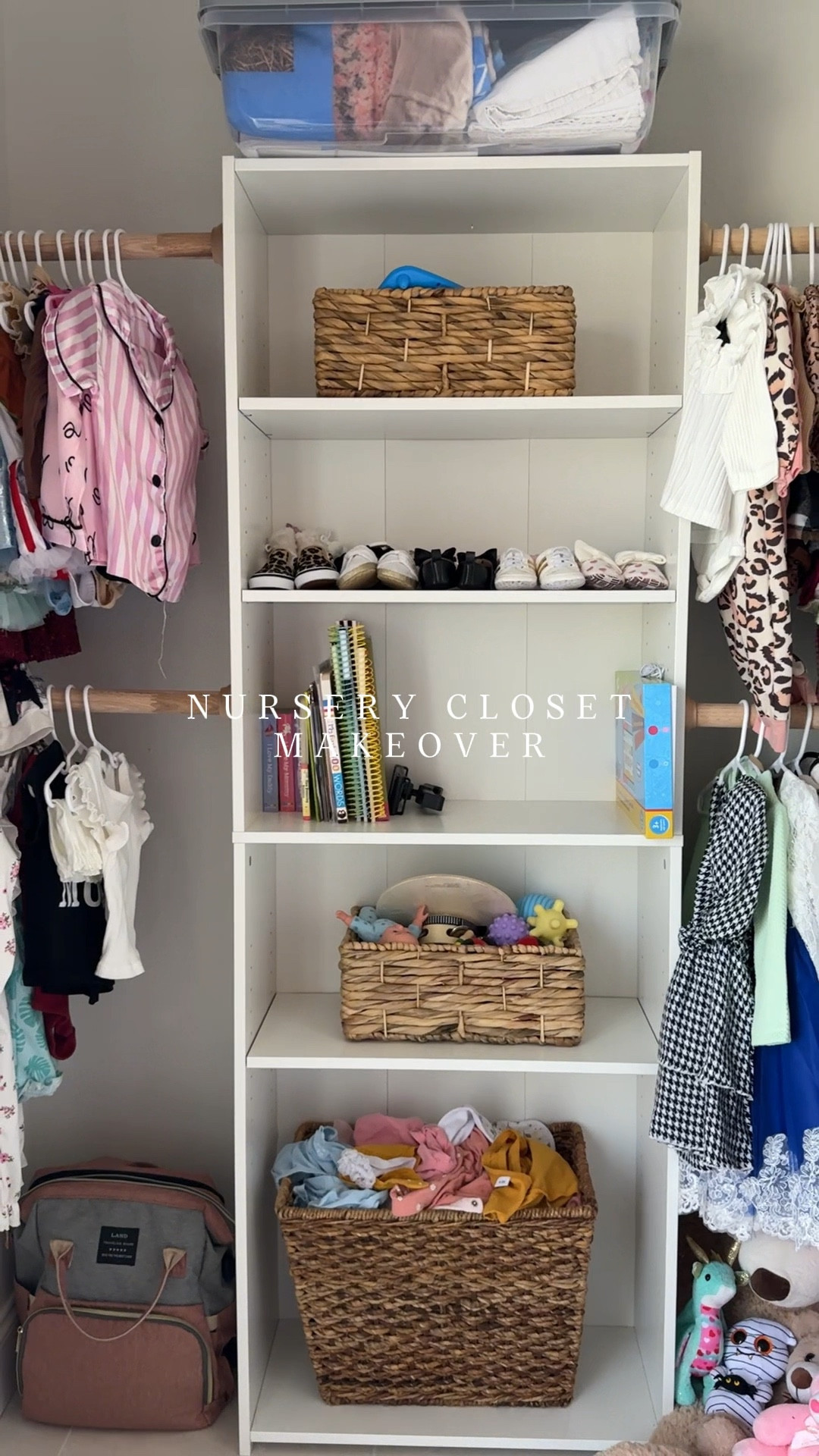 Nursery Closet Makover 🫶🏻🍼

#LTKBaby #LTKFamily #LTKHome