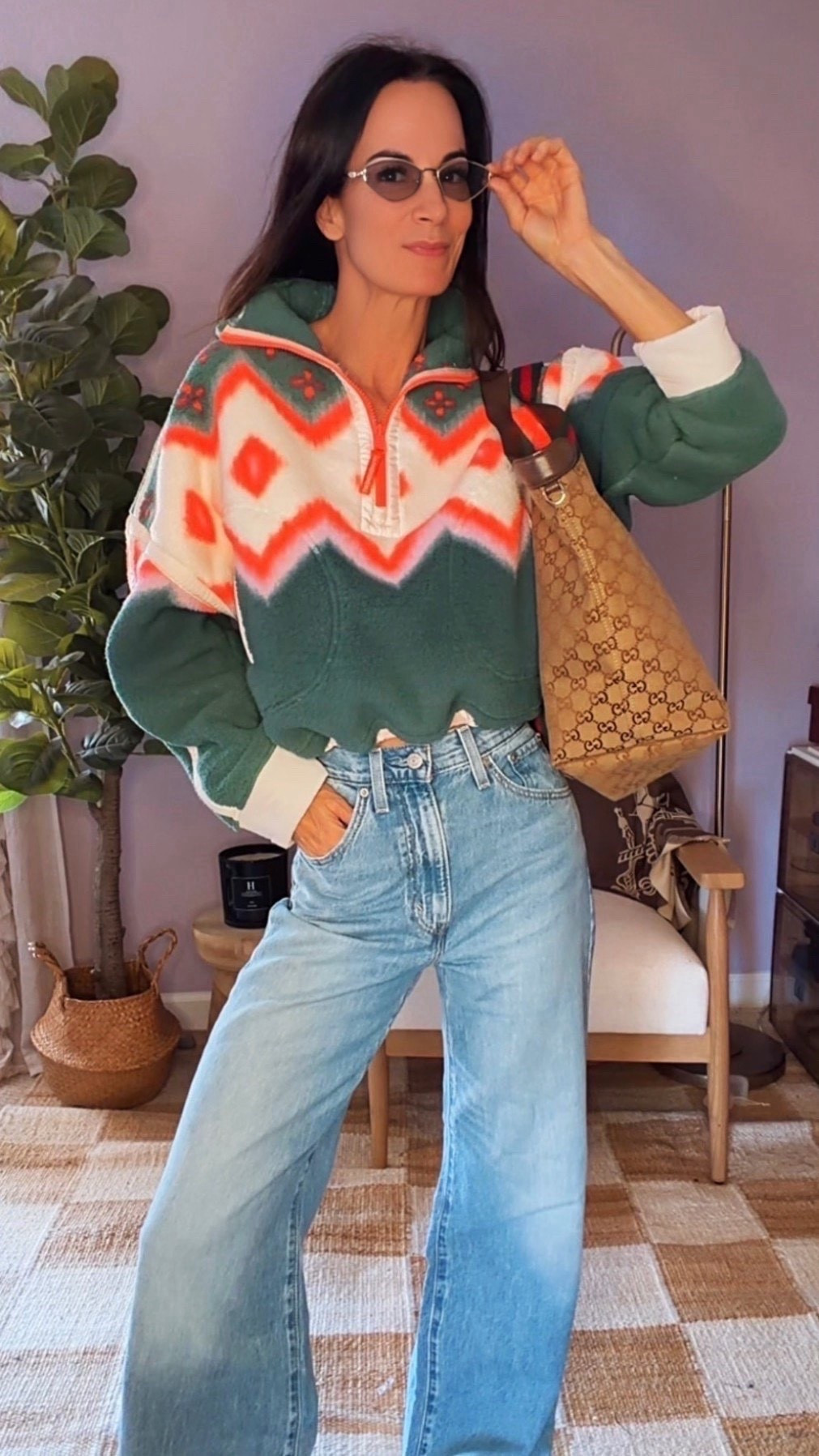 A little baggy, a little cinched, very much my kind of denim. 👖 These Levi’s Cinch Baggy jeans have an adjustable back waist so you can customize the fit. Styled here with a cozy patterned pullover for an easy fall look. Spotted on Amazon for $45.98—46% off—for Prime Big Deal Days! Sale ends today; pricing varies by size and wash. I earn a commission from purchases through my links.

#LTKSaleAlert #LTKStyleTip #LTKFindsUnder50