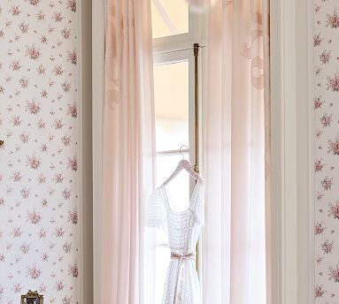 LoveShackFancy Rococo Bow Curtain - Set of 2 | Pottery Barn (US)