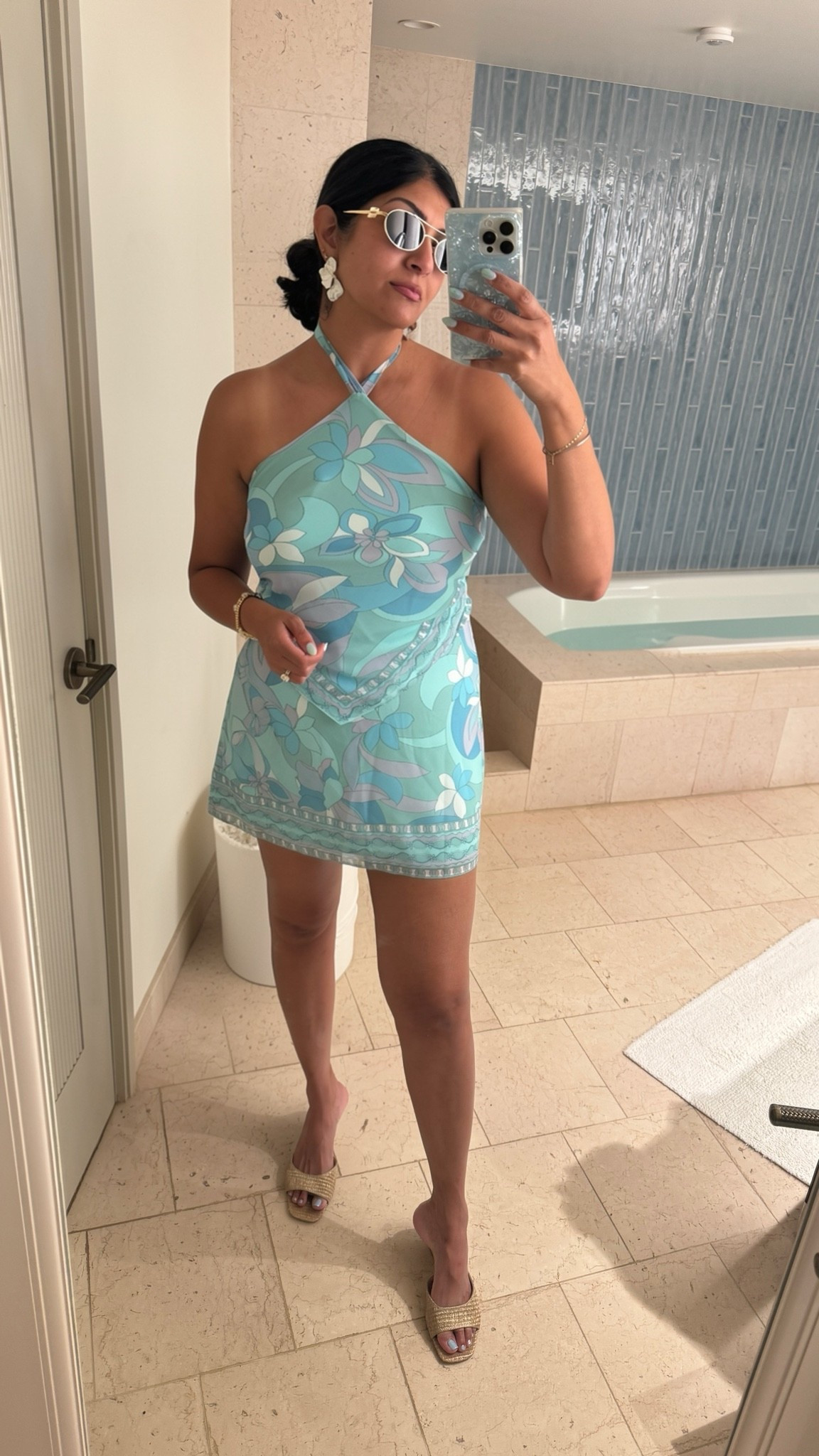 This halter dress is giving major Mamma Mia summer vibes 🌺✨ Wore it for date night in Maui, but I love how versatile it is — dress it up with heels for vacation or girls’ night, or add cowboy boots for a country concert look. Such a fun statement dress. 

I am 5’8 Wearing a size large, it’s a one piece but the skirt portion does has a stretch waist. 

#ShowMeYourMumu #DateNightOutfit #VacationOutfit #CountryConcertOutfit #SummerDress #LTKStyle #ResortWear #ootn #midsize #trending
@Revolve #revolve

#LTKMidsize #LTKWedding #LTKootd