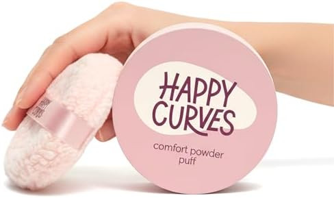 Happy Curves Comfort Puff Mini, All Day Sweat, Odor, and Chafe Defense, Large Body Powder Applica... | Amazon (US)