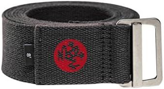 Manduka Align Yoga Strap – Strong, Durable Cotton Webbing with Adjustable Buckle for Secure, Sl... | Amazon (US)