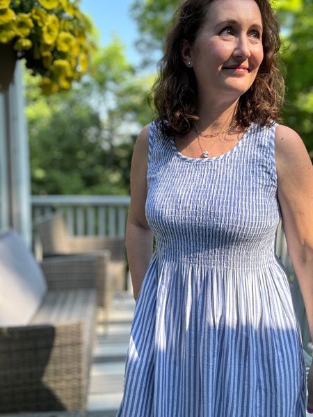 Code THERESAP for 10% off jewelry 

Smocked midi dress comes in about 20 color ways. 

Casual dress, summer dress, casual vacation dress 

#LTKStyleTip #LTKWorkwear #LTKTravel