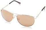 Anarchy Men's Air Boss Aviator Sunglasses, Pale Gold, 63 mm | Amazon (US)