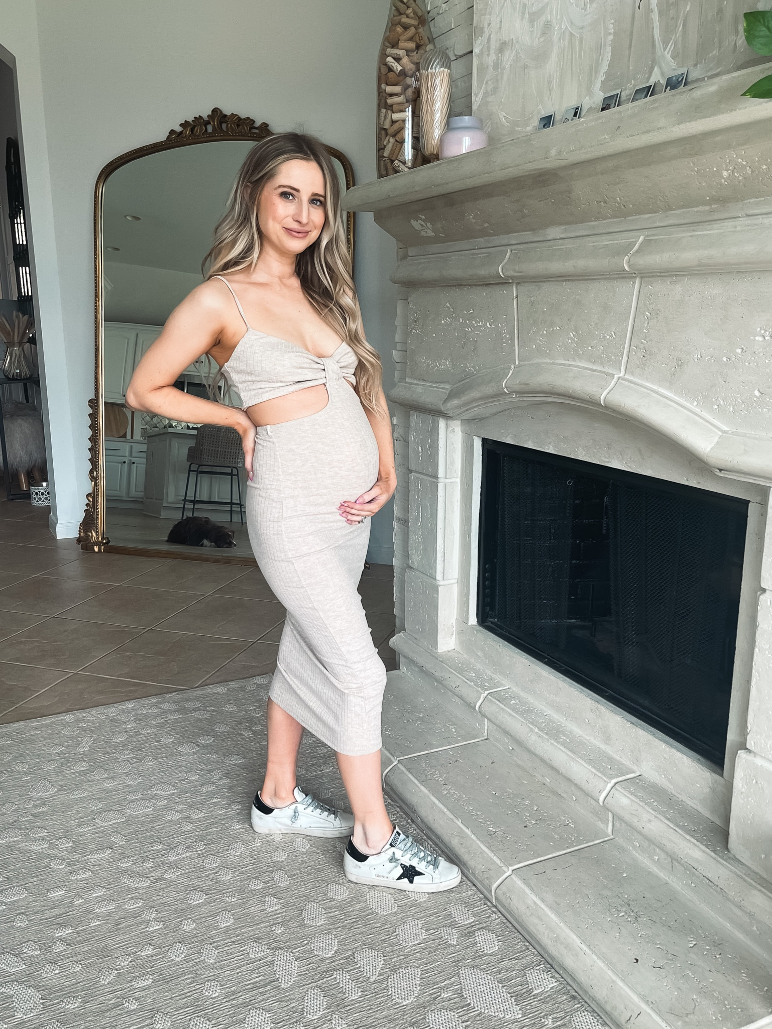 PinkBlush haul - wearing a small. Comes in regular sizing and maternity! This dress is 🔥

Code “NICOLE.VILLARREAL25” for 25% off!

Maternity finds. Maternity haul. Bump style. PinkBlush maternity. Second trimester. Casual style. Date night dress. Cut out dress. Maternity dress 

#LTKstyletip #LTKFind #LTKbump