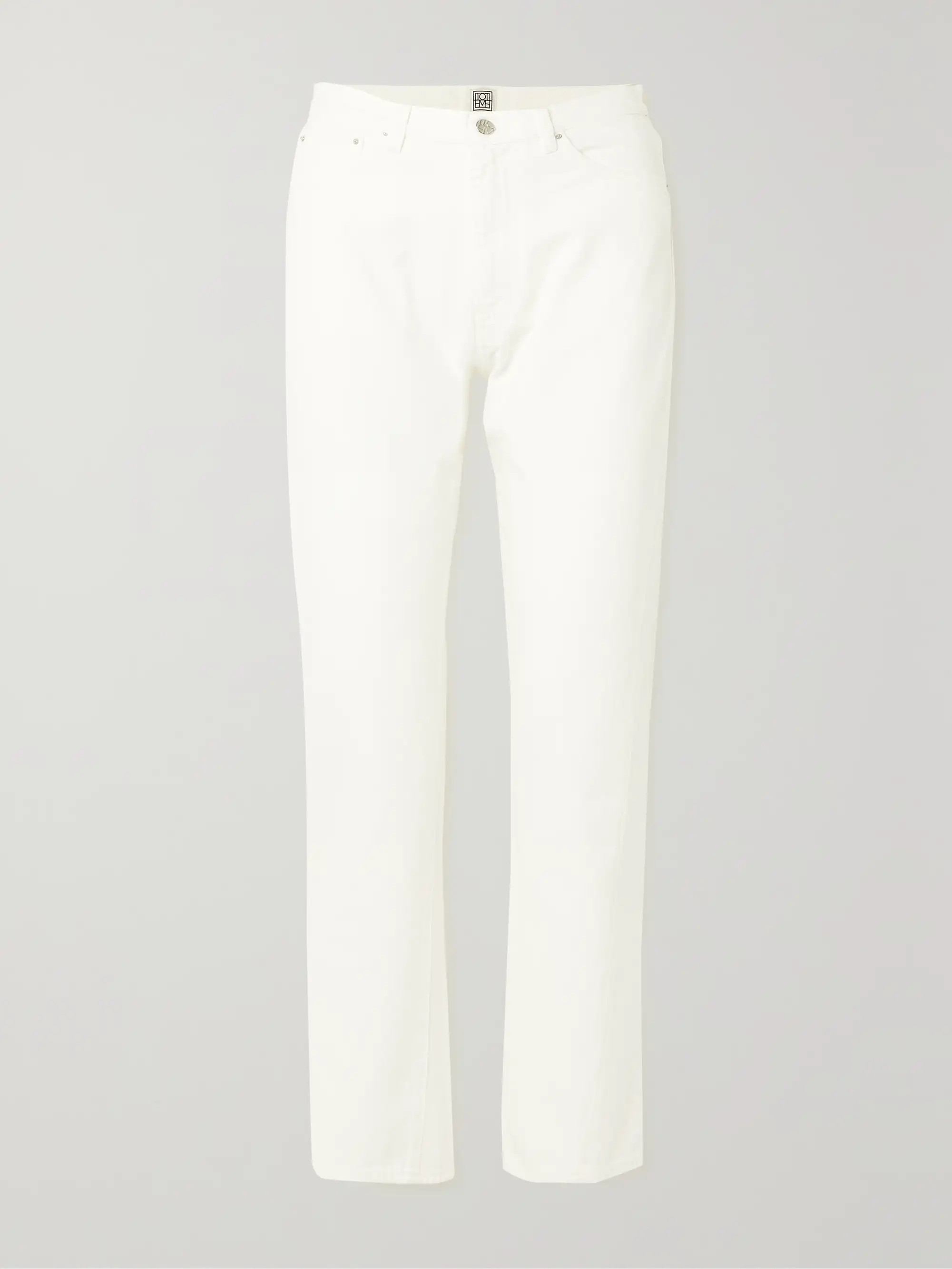 Twisted Seam high-rise straight-leg organic jeans | NET-A-PORTER (US)