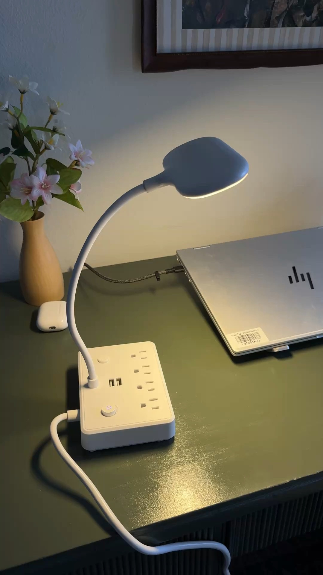 Table lamp for back to college. It comes with a power strip and USB ports. You can adjust the warmth of the lighting.

Desk lamp.

#LTKHome #LTKSaleAlert #LTKWorkwear