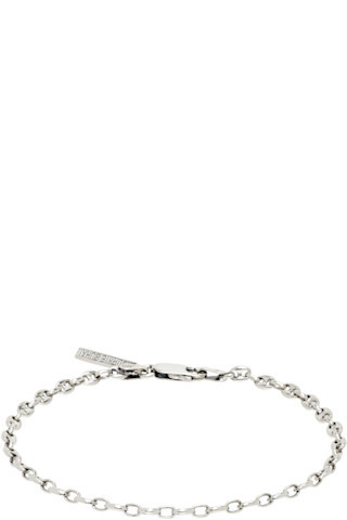 Silver Classic Delicate Chain Bracelet | SSENSE
