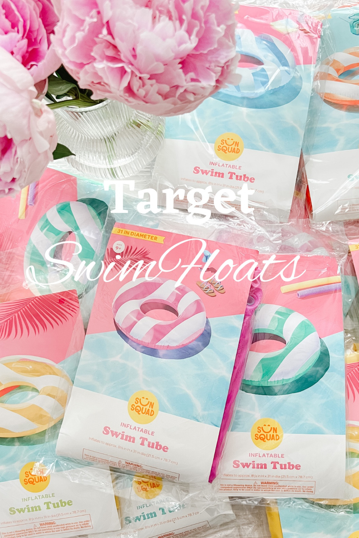 The perfect party favour idea. Swim floats from target in every colour 

#LTKsalealert #LTKswim #LTKSeasonal