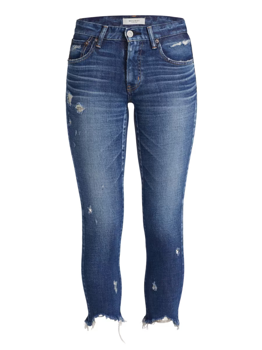 Moussy Vintage Daleville Distressed Skinny Jeans | Saks Fifth Avenue