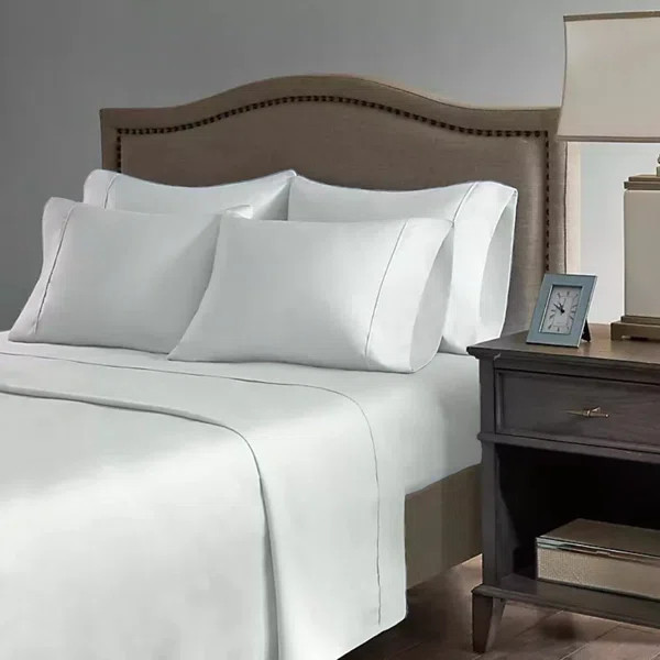 Premium Rayon From Bamboo 6 Piece Sheet Set With Deep Pockets, Cooling and Breathable, 50+ Colors | Wayfair North America