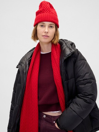 CashSoft Cable-Knit Beanie | Gap (US)