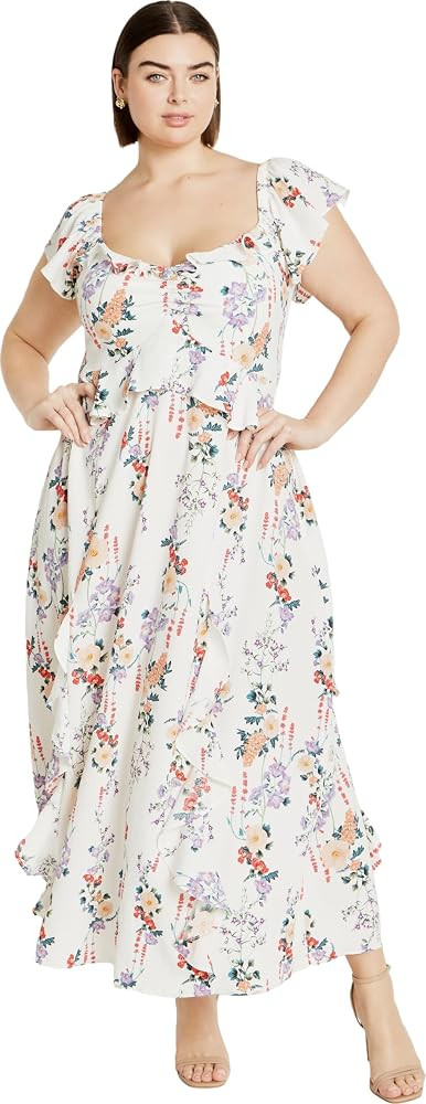 City Chic Fee Print Playsuit | Amazon (US)