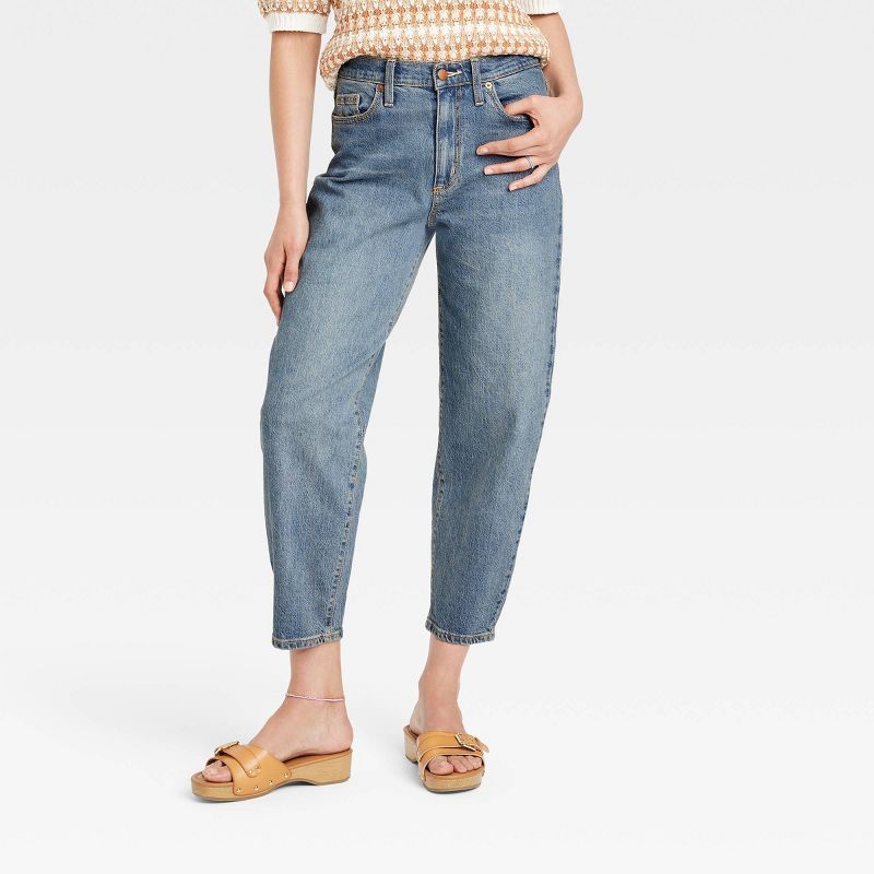 Women's High-Rise Balloon Jeans - Universal Thread™ Medium Wash | Target