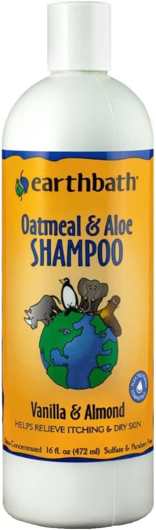 earthbath, Oatmeal & Aloe Dog Shampoo - Oatmeal Shampoo for Dogs, Itchy, Dry Skin Relief, Dog Was... | Amazon (US)