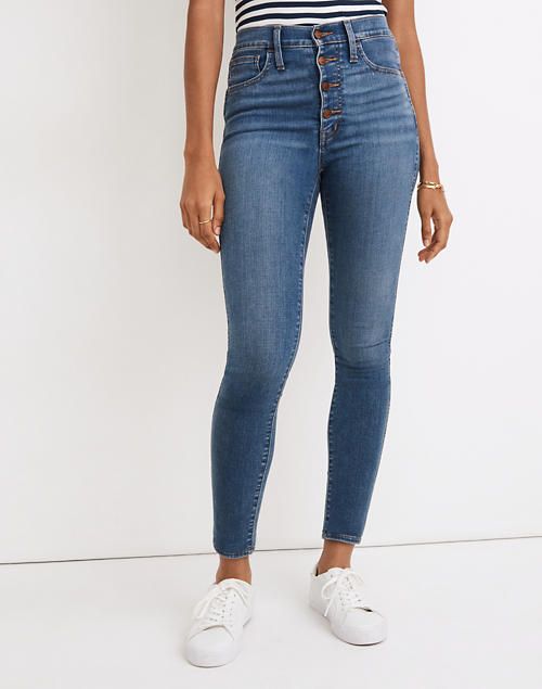 10" High-Rise Roadtripper Supersoft Skinny Jeans in Monroe Wash | Madewell