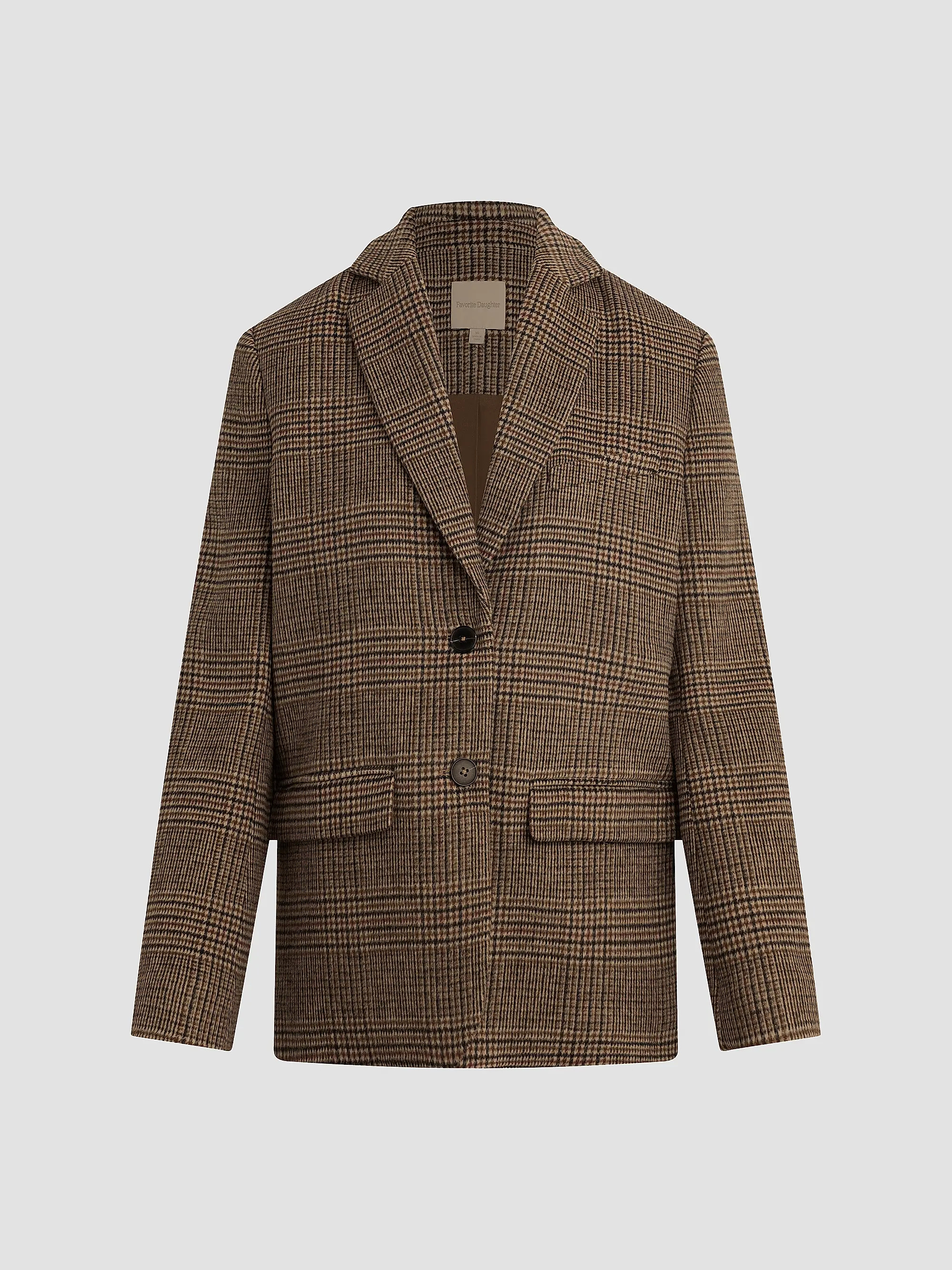 Favorite Daughter The Dean Plaid Notch Lapel Blazer | Saks Fifth Avenue | Saks Fifth Avenue