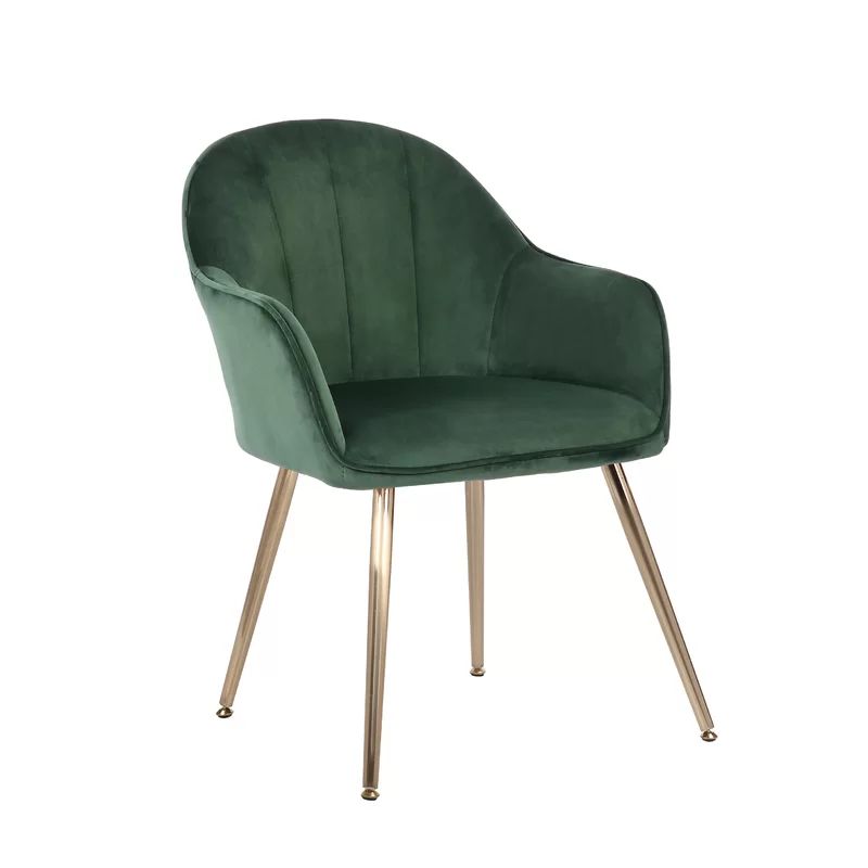 Julian Velvet Upholstered Arm Chair | Wayfair North America