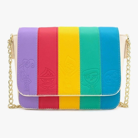 Loungefly Pixar Inside Out Mixed Emotions Rainbow Crossbody Bag | Poshmark