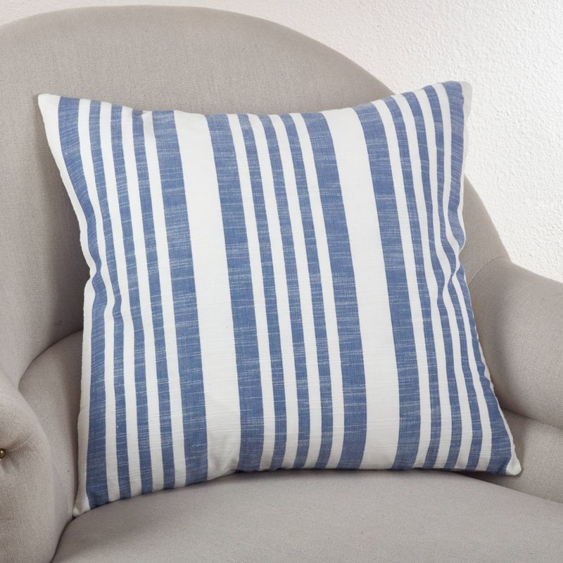 20"x20" Oversize Down Filled Striped Design Square Throw Pillow - Saro Lifestyle | Target