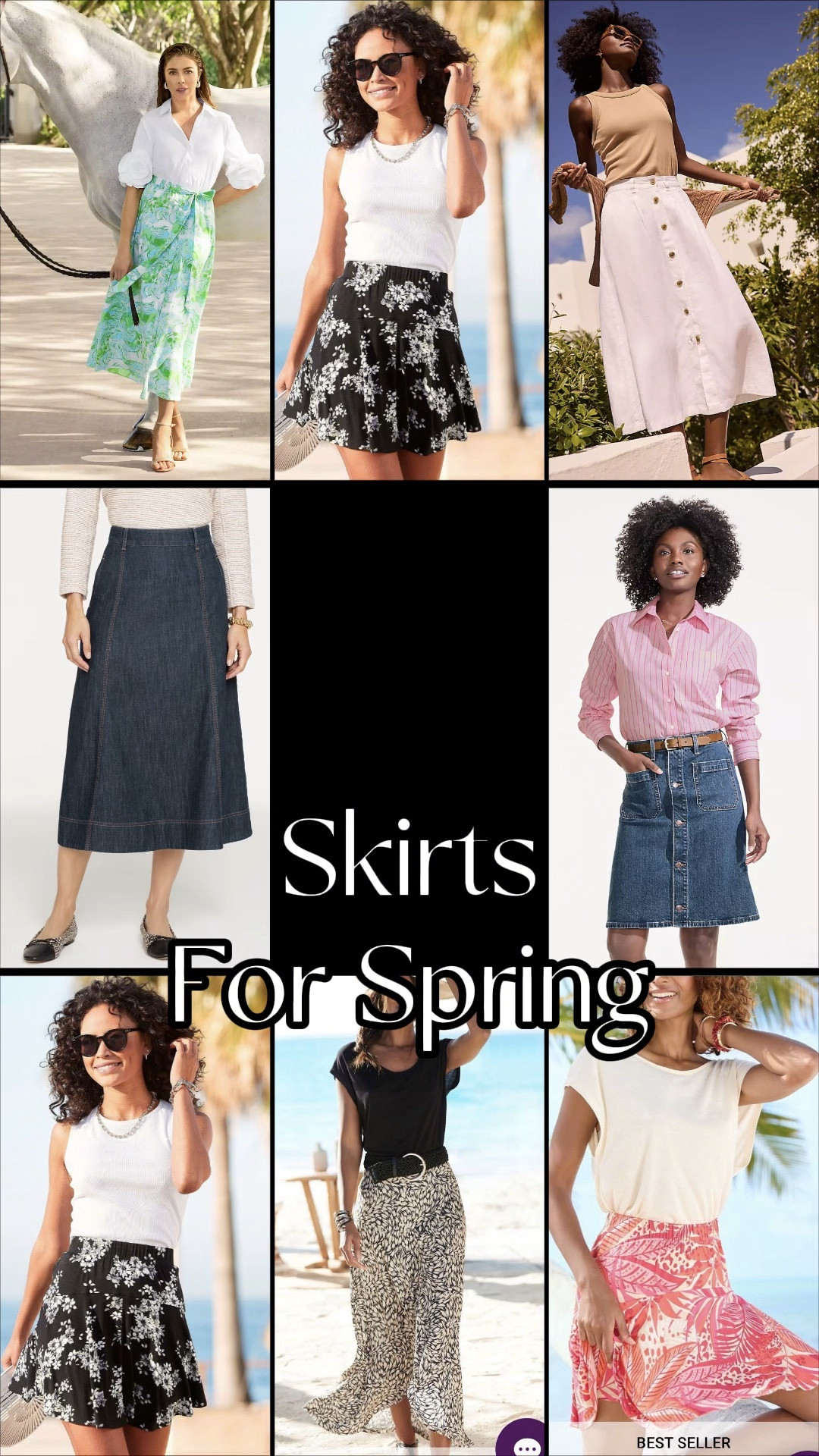 Do you love skirts?  They are can be dressed up or down. Also they mix and match with almost any top! Perfect for travel or creating outfits in your closet! 

#LTKTravel #LTKOver40 #LTKootd