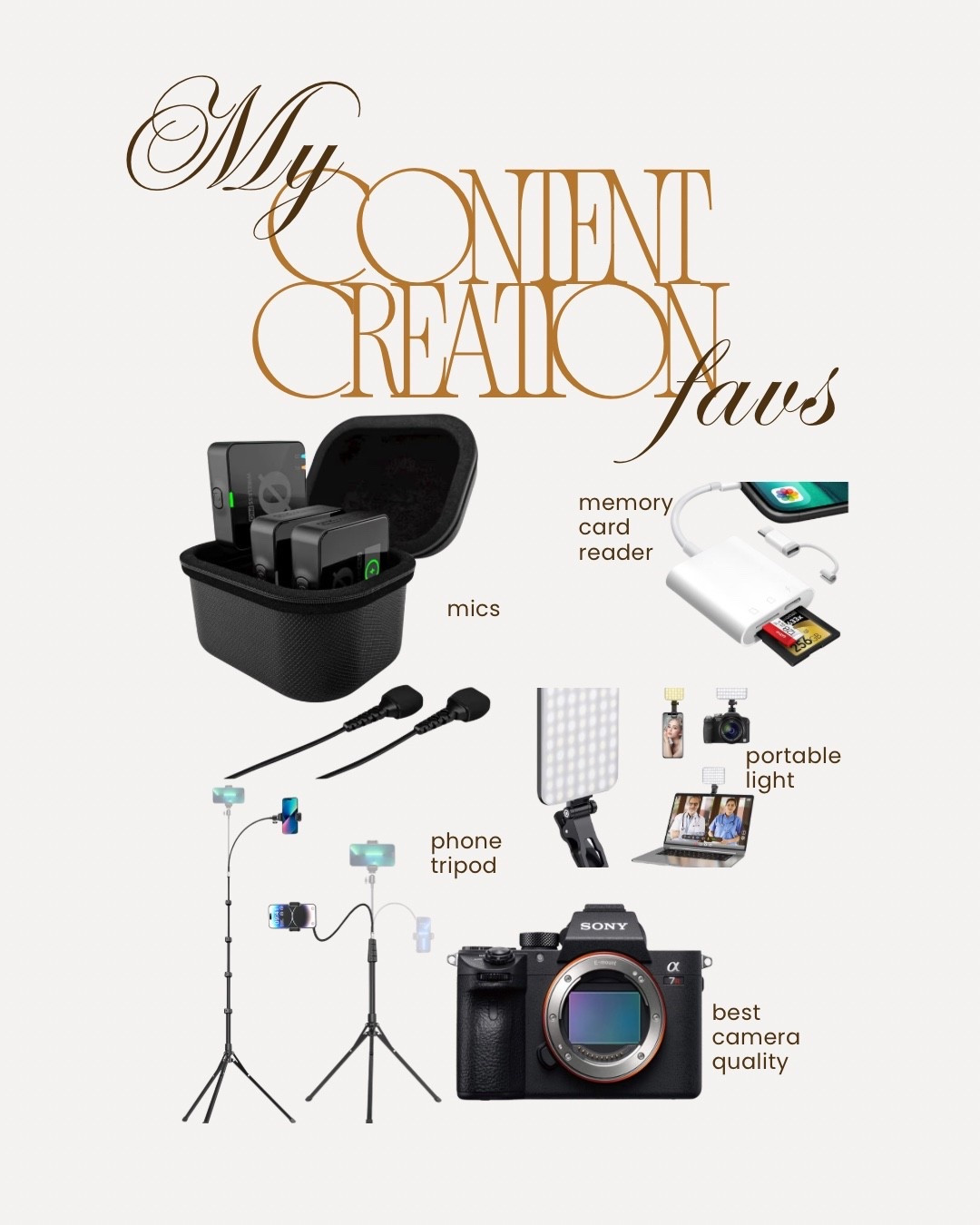 my top picks for all things content creation 📸🤳🏼🎞️

#LTKdayinmylife #LTKSaleAlert #LTKfitnessgoals