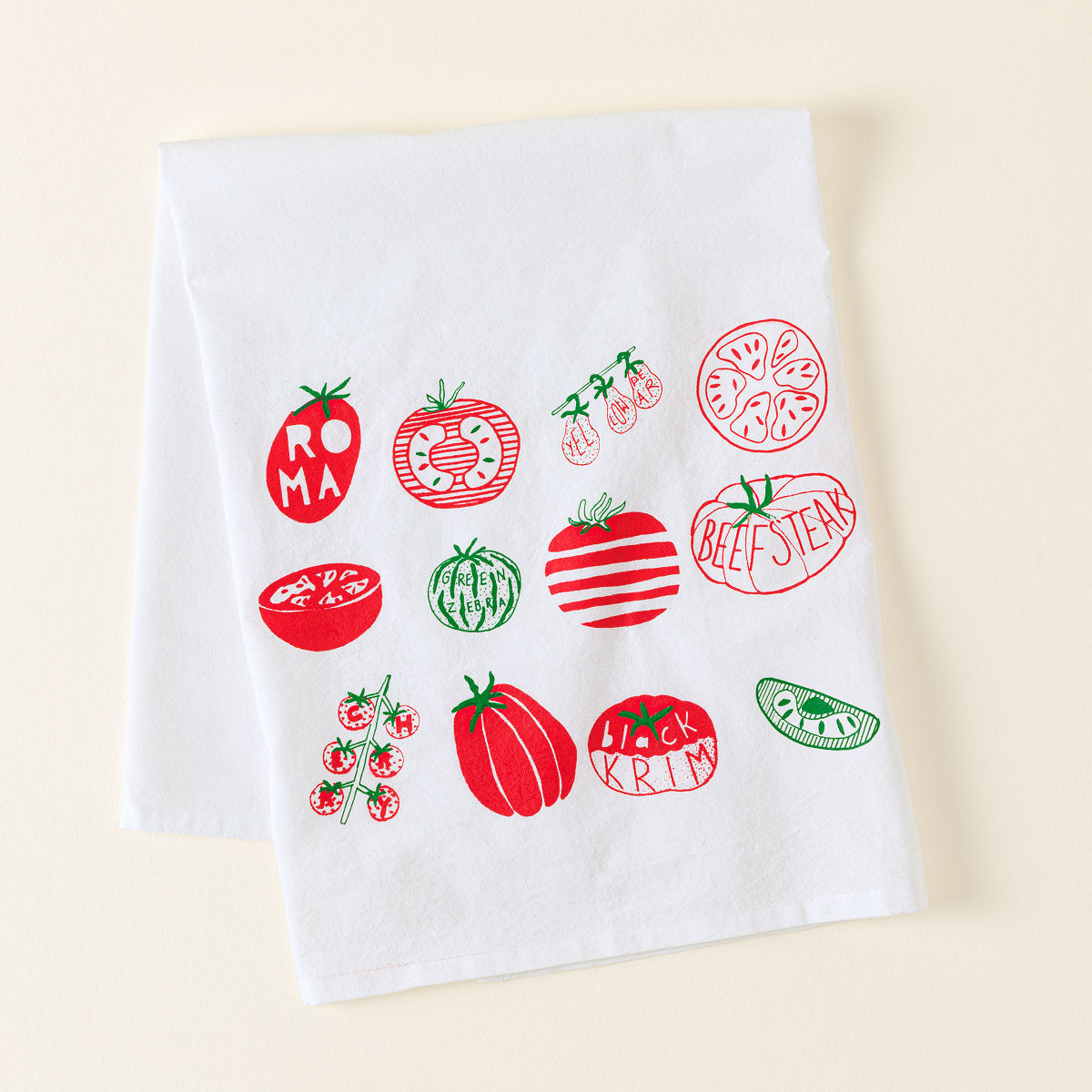 Tomato Types Tea Towel | UncommonGoods