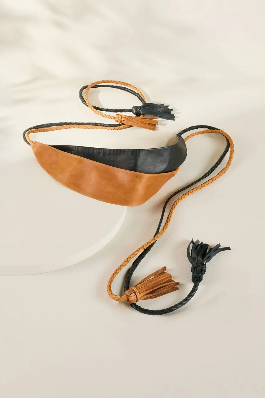 Rope Leather Wrap Belt | Soft Surroundings