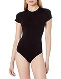 Yummie womens Short Sleeve Seamless Shaping Thong Shapewear Bodysuit, Black, Large-X-Large US | Amazon (US)