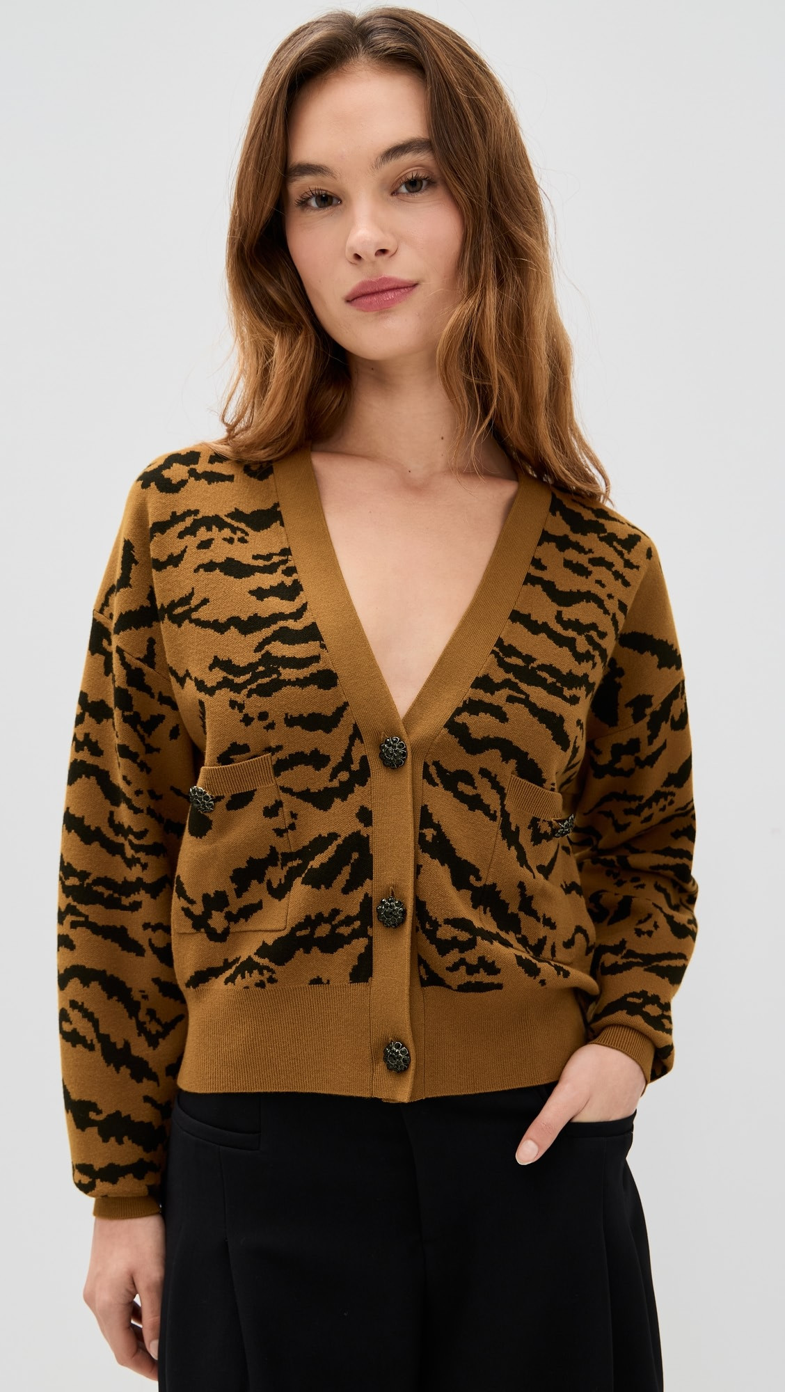 Icali Zebra Cardigan | Shopbop