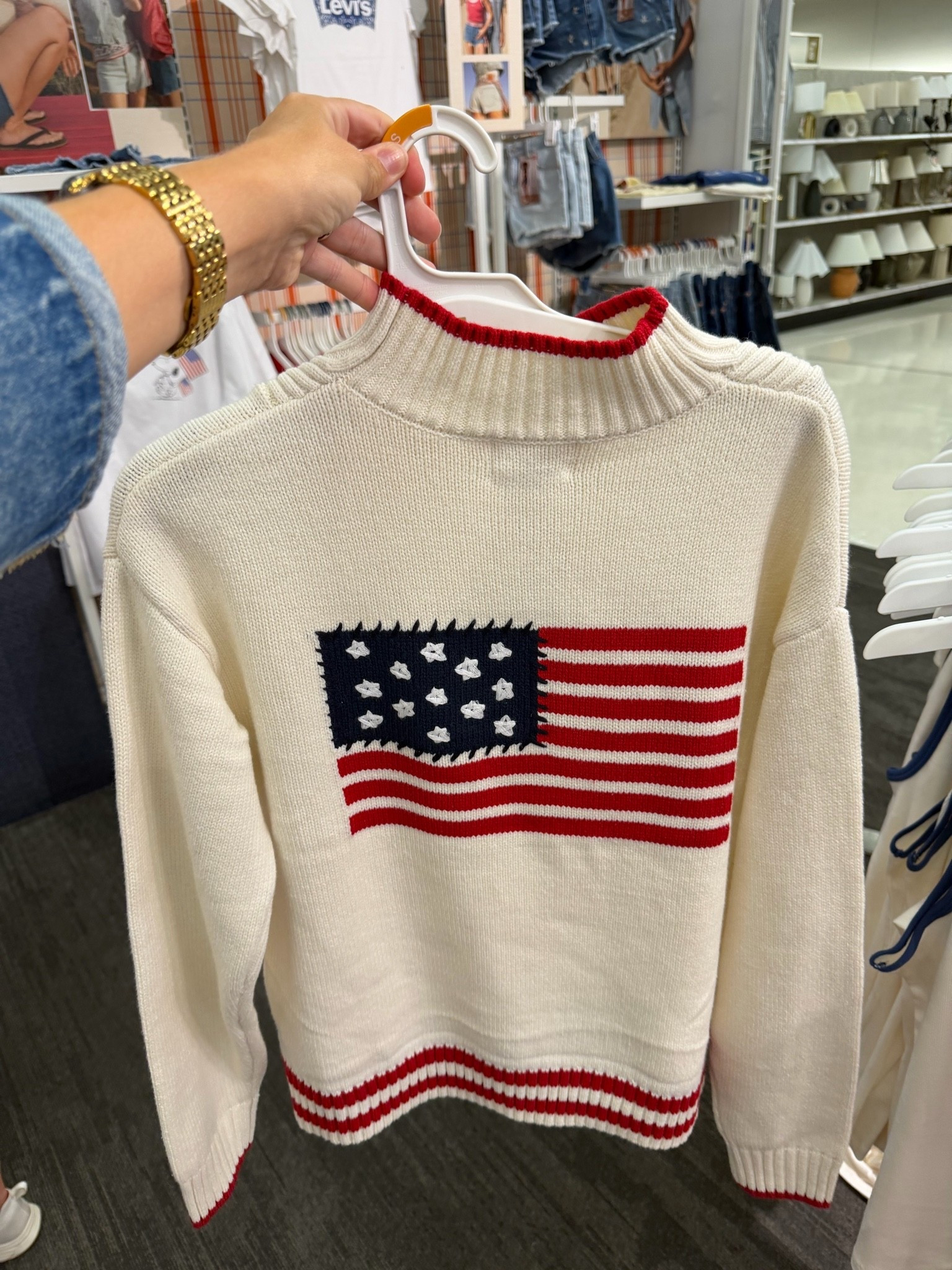 If you're still looking for a cute July 4 outfit for your daughter, this sweater is adorable. 🇺🇸❤️

I love the classic Americana look, the oversized flag on the back, and the sporty quarter-zip design. It's one of those pieces that feels festive for the Fourth of July but can also be worn all the way through summer and into the fall. Pair it with denim shorts now, then jeans when the weather cools down.

If you're shopping for girls' July 4 outfits, kids' patriotic clothing, Fourth of July outfits for girls, Americana sweaters, Target kids' clothing, girls' quarter-zip sweaters, holiday outfits, and cute summer outfits for kids, this is such a fun find. @Target

#LTKfamily #LTKkids