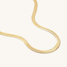Bold Herringbone Chain Necklace - C$200 | Mejuri (Global)