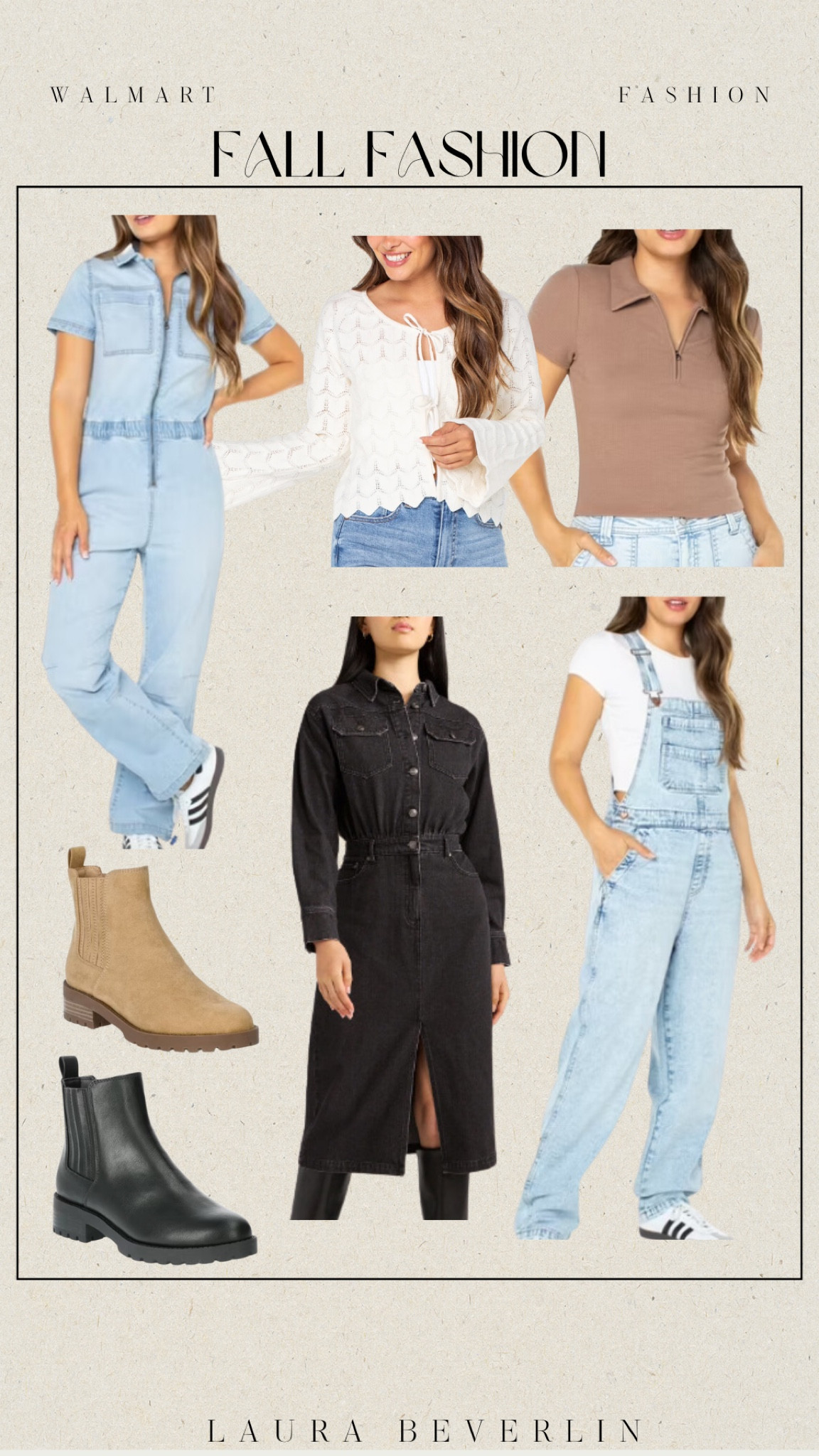 Fall ready Walmart looks!  

@walmartfashion #walmartpartner #walmartfashion #laurabeverlin 