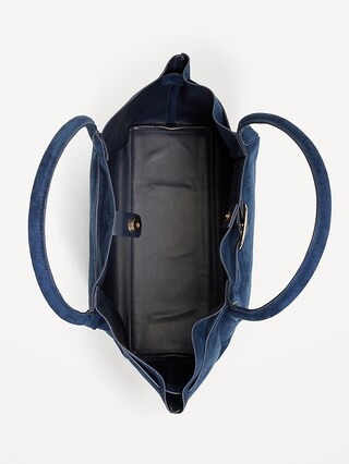 Large Belted Tote Bag | Old Navy (US)