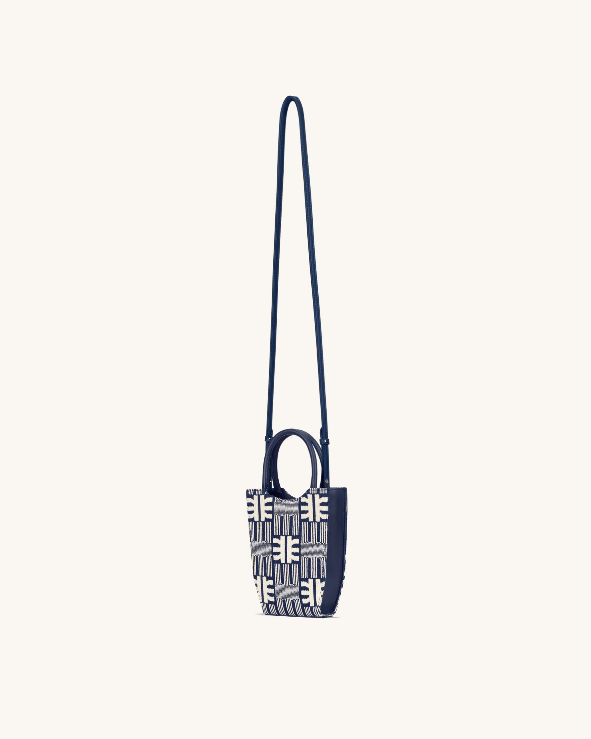 FEI Jacquard Knit Phone Bag - Navy | JW PEI US