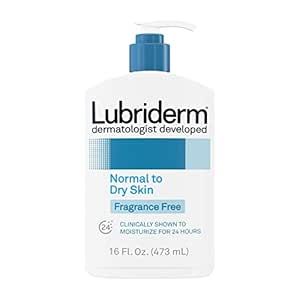 Lubriderm Daily Moisture Hydrating Unscented Body Lotion with Pro-Vitamin B5 for Normal-to-Dry Sk... | Amazon (US)