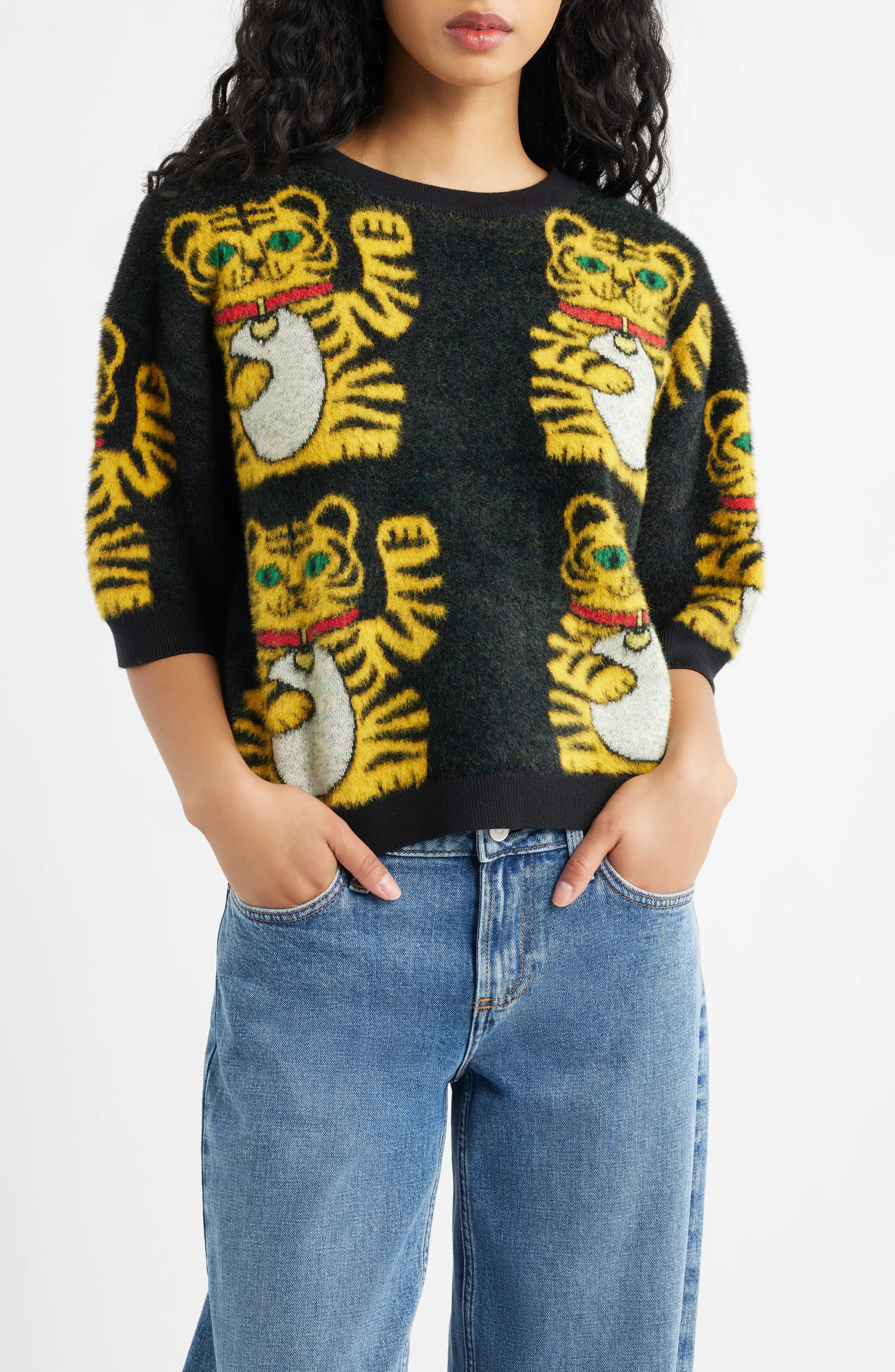 Dressed in Lala Lucky You Knit Tiger Top (Women) | Nordstrom | Nordstrom