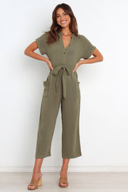 Maverick Jumpsuit - Olive | Petal & Pup (US)