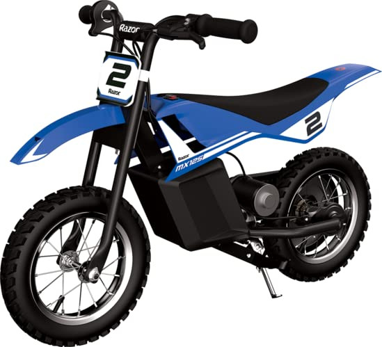 Razor MX125 Dirt Rocket Electric-Powered Bike with Authentic Motocross Geometry, Rear-Wheel Drive... | Amazon (US)