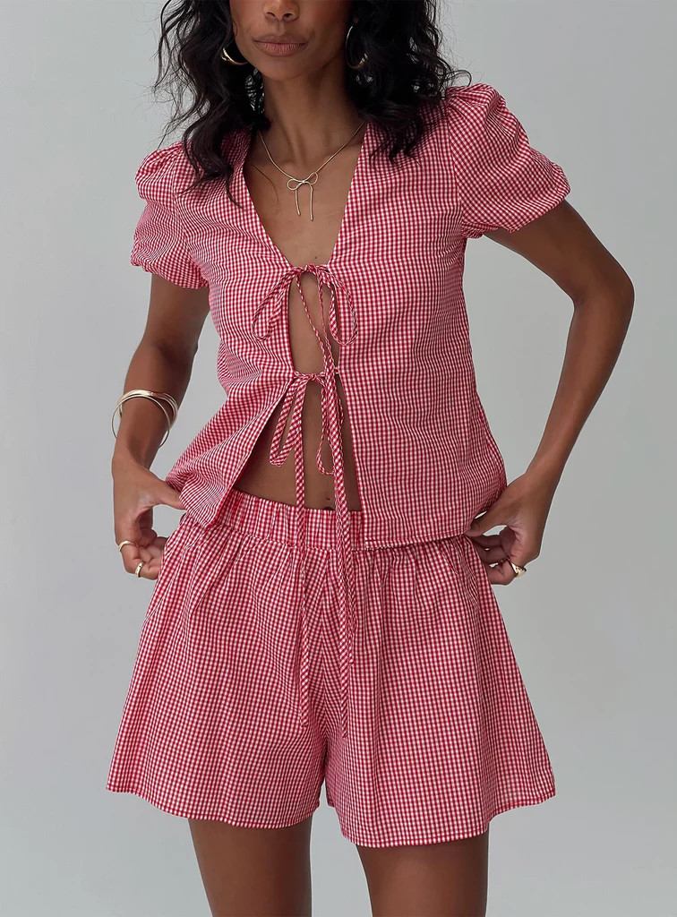 Arlina Set Red | Princess Polly US