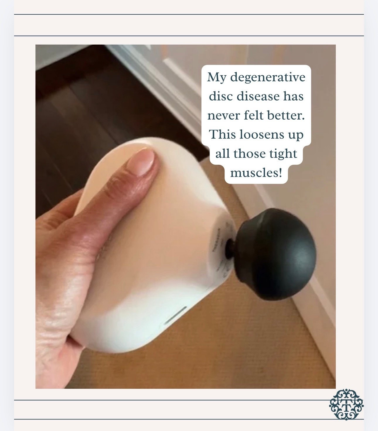Sometimes I just need this to work out a muscle strain and it works so well!! It’s small enough to take with me, too. s

#LTKOver40 #LTKMidsize #LTKfitnessgoals