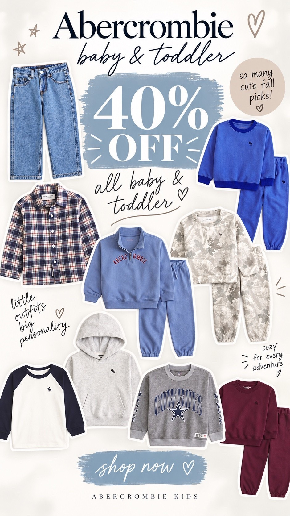 40% off all baby and toddler!!!!

#LTKKids #LTKmomlife #LTKootd