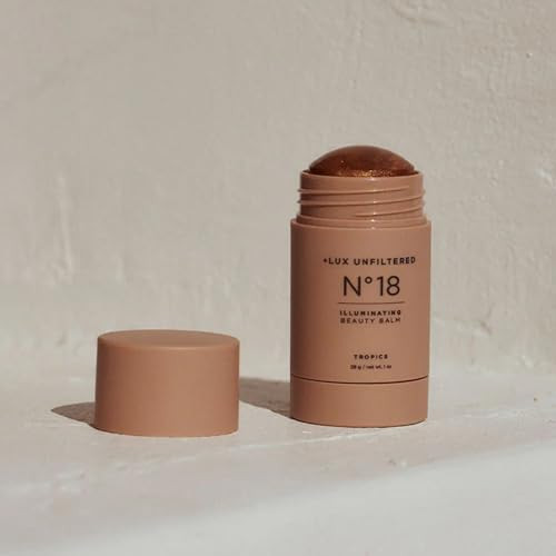 + Lux Unfiltered N°18 Illuminating Beauty Balm in Tropics (A Sheer Wash of Bronze), Non Toxic, Cruelty-Free, Vegan Bronzing Face Stick, Buildable and Blendable Face & Body Color | Amazon (US)