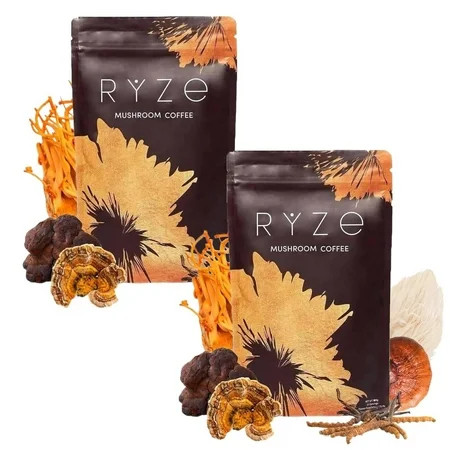 RYZE Mushroom Coffee (60 Servings) -Good Supplement Mushroom Coffee Organic with Cordyceps Good Supplement | Walmart (US)